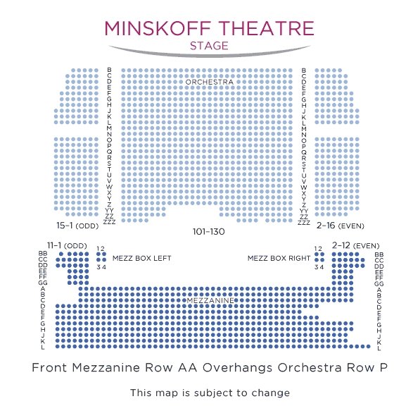 라이온 킹 The Lion King 좌석안내