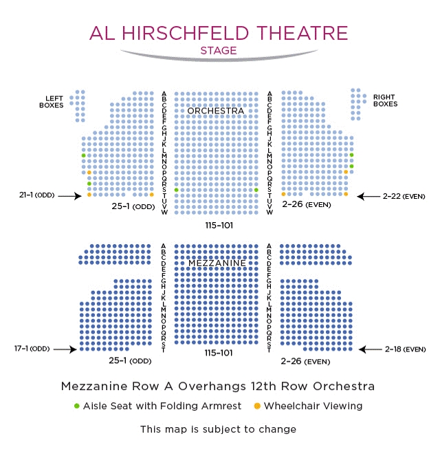 물랑루즈 Moulin Rouge! The Musical 좌석안내