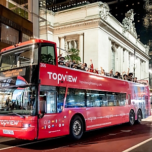 탑뷰 2층버스 야경(나이트)